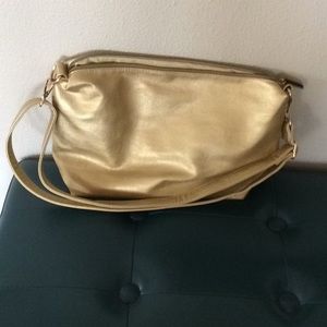 Gold handbag